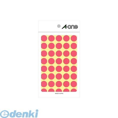 翌日出荷 A-one エーワン 07028 カラーラベル 丸型 15mmφ 桃【1P14シート 560片 】 4906186070287 スリ..