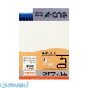 A-one エーワン 27040 OHPフィルム 手書き用 4906186270403 ノーカット スリーエム A4 透明 手書き用クリア 1面 A4判 20シート 手書用クリア