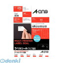 翌日出荷 A-one エーワン 31289 ラベルシール プリンタ兼用 キレイにはがせるタイプ A4 27面四辺余白付角丸 10シート入 4906186312899【L2D】 マット紙(3)