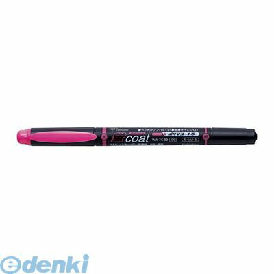 翌日出荷 トンボ鉛筆 WA-TC 90 モモイロ 蛍光マーカー蛍COAT 桃【1本】 WATC 90 モモイロ 蛍コート ツインタイプ Tombow 太細ツイン...