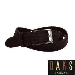 ダックス 【あす楽対応】DAKS　ダックス メンズ レザーベルト(チョコ）【楽ギフ_包装】DB36450　3-76ベルト