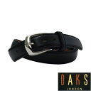 ダックス 【あす楽対応】DAKS　ダックス メンズ レザーベルト(ブラック）【楽ギフ_包装】DB39770　3-80牛革