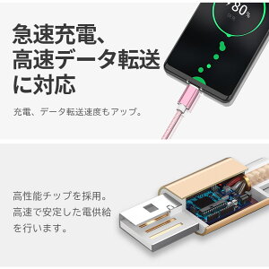 充電 ケーブル 充電コード タイプC iPhone 高速充電 android アンドロイド Type-C Micro USB 3m 2m 1.5m 1m 0.25mケーブル 長さ カラー 自由にセレクト 高速充電 強化ナイロン 切れにくい 断線しにくい usb type c 持ち運び USB Type Cケーブル SONY XPERIA Galaxy AQUOS