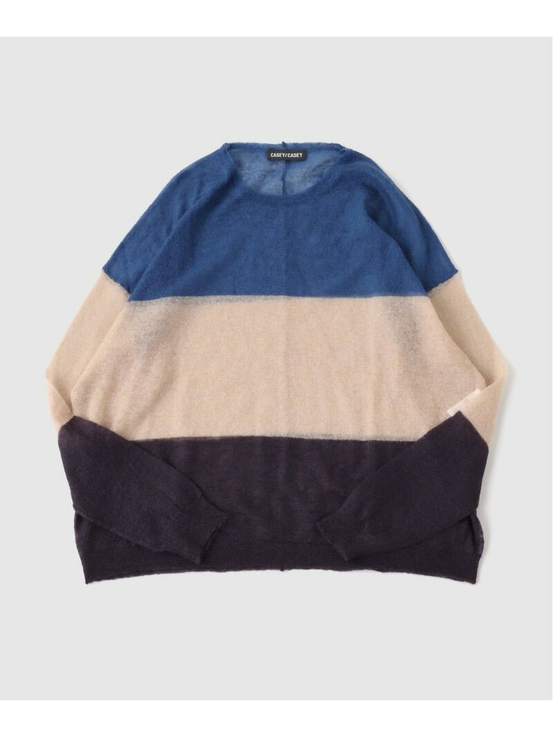 CASEY CASEY(ケイシーケイシー) JUMPER EDIFICE エディフィス トップス ニット ネイビー【送料無料】[Rakuten Fashion]