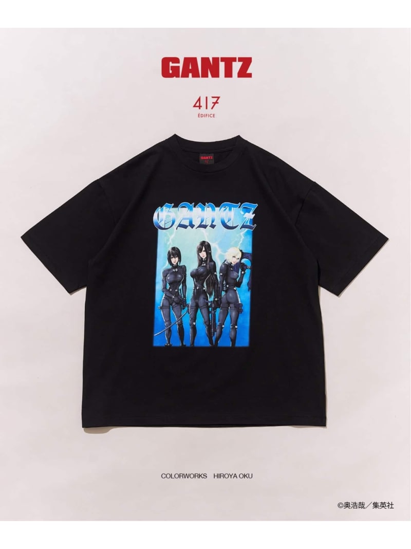 GANTZ / ガンツ 417別注『COLOR WORKS』Tシャツ 417 EDIFICE フォーワンセブン エディフィス トップス カットソー・Tシャツ ホワイト ブラック グレー ベージュ【送料無料】[Rakuten Fashion]（楽天・EDIFICE）