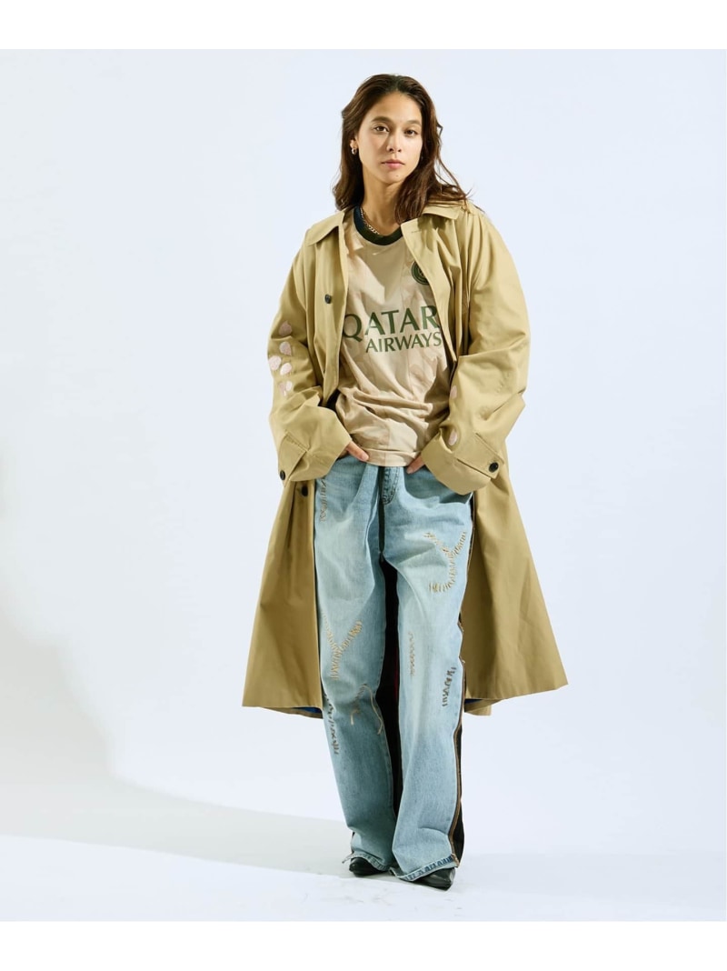 【Poggy * Paris Saint-Germain】PSG PLJ Embroidery Coat Paris Saint-Germain エディフィス ジャケット・アウター ブルゾン・ジャンパー ベージュ【送料無料】[Rakuten Fashion]