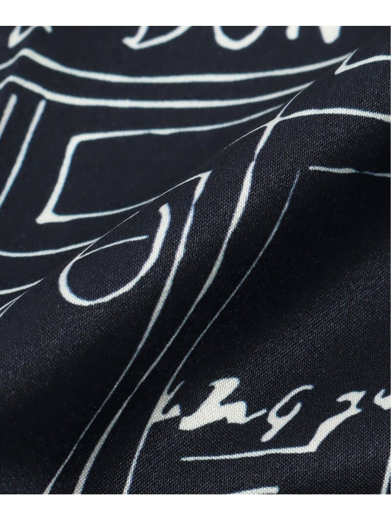 EDIFICEのGIFT SHOP (ギフトショップ) Le Bon George The Silk Bandana EDIFICE エディフィス ファッション雑貨 スカーフ・バンダナ ネイビー【送料無料】[Rakuten Fashion]｜アングル3