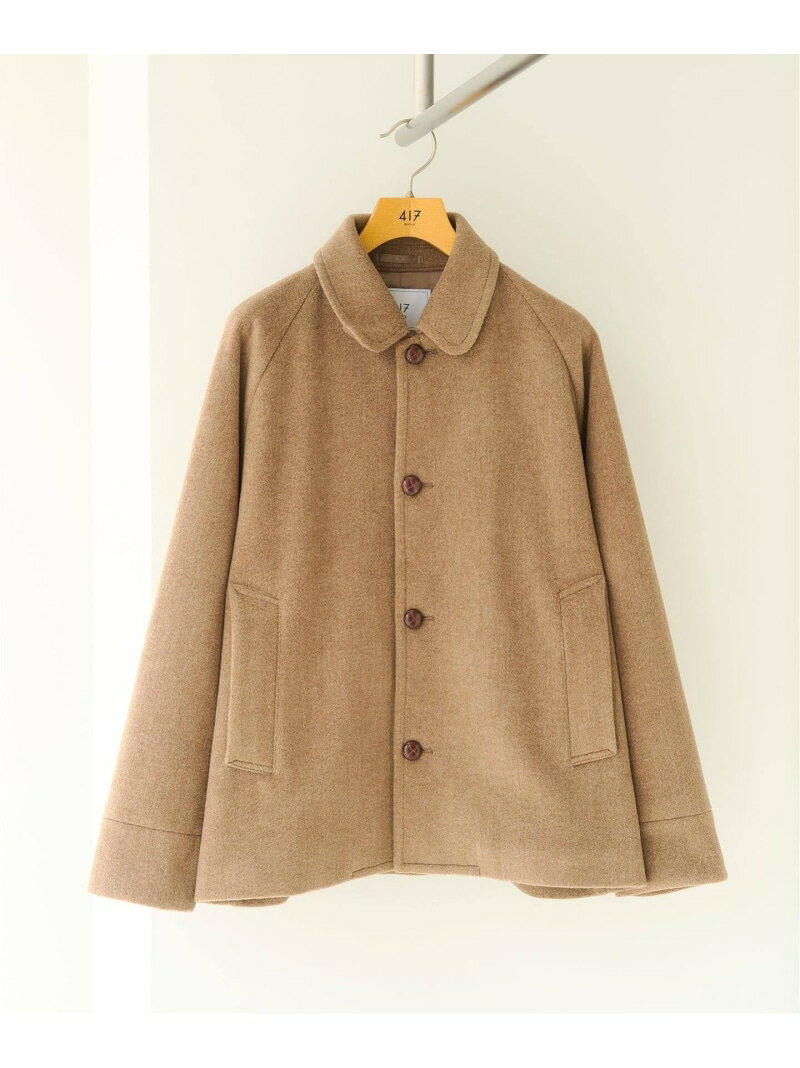 ラウンドカラーブルゾン 417 EDIFICE フォーワンセブン エディフィス ジャケット・アウター ブルゾン・ジャンパー ブラウン ネイビー【先行予約】*【送料無料】[Rakuten Fashion]のサムネイル