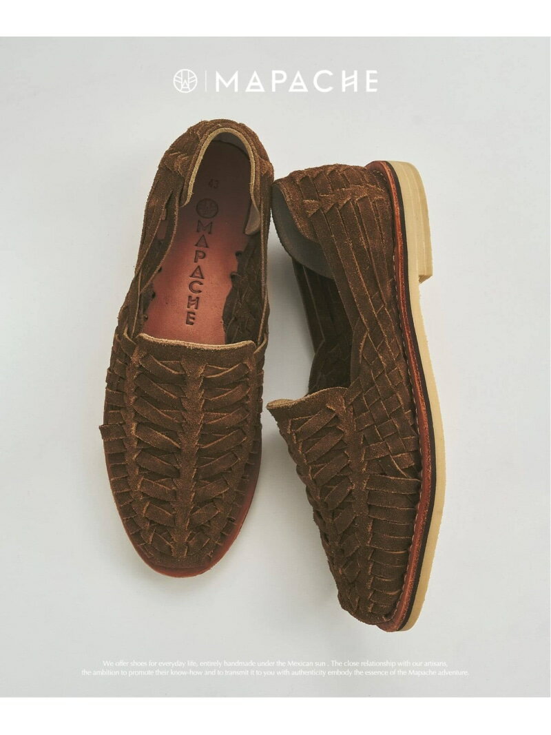 MAPACHE / マパシェ BUENAVISTA / ブエナビスタ SUEDE 417 EDIFICE フォーワンセブン エディフィス シューズ・靴 サンダル ベージュ ブラウン【先行予約】*【送料無料】[Rakuten Fashion]