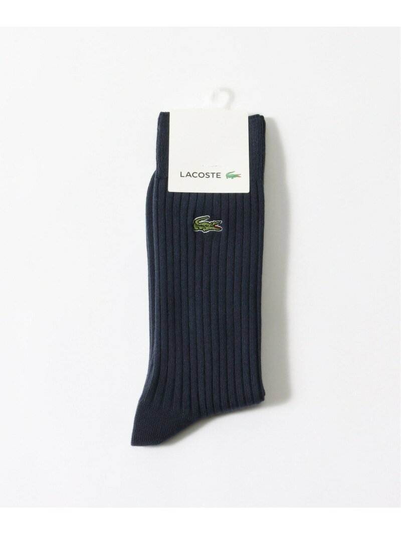 LACOSTE (ラコステ) 3*2リブクルーソッ