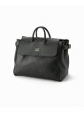 《予約》YOUNG & OLSEN 別注 エンボスレザー フラップ トートバッグ EDIFICE エディフィス バッグ トートバッグ ワインレッド ブラック【先...