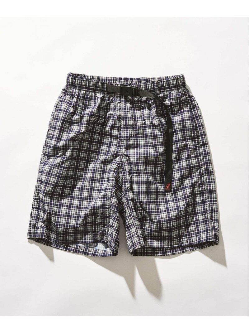 Gramicci / グラミチ CHECKERED SHELL SHORT 417 EDIFICE フォーワンセブン エディフィス パンツ その他のパンツ ネイビー オレンジ