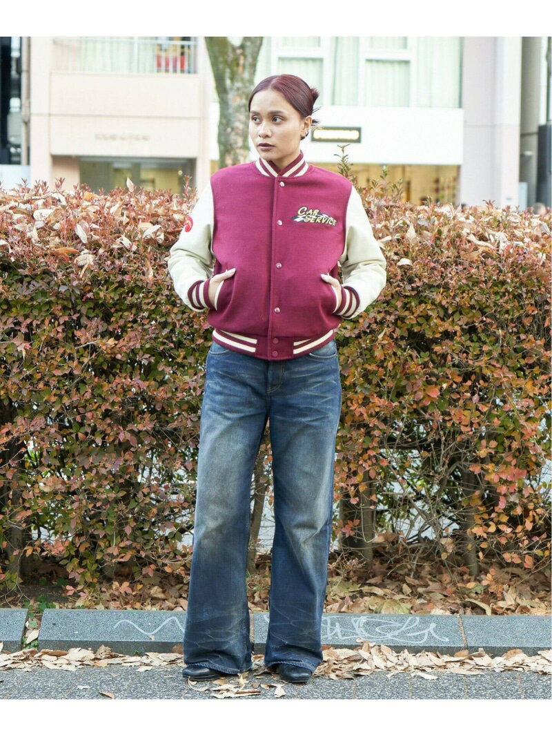 【SALE／30%OFF】【CarService / カーサービス * SKOOKUM / スクーカム】 アワード ジャケット 417 EDIFICE フォーワンセブン エディフィス ジャケット・アウター スタジャン・スカジャン レッド【RBA_E】【送料無料】[Rakuten Fashion]