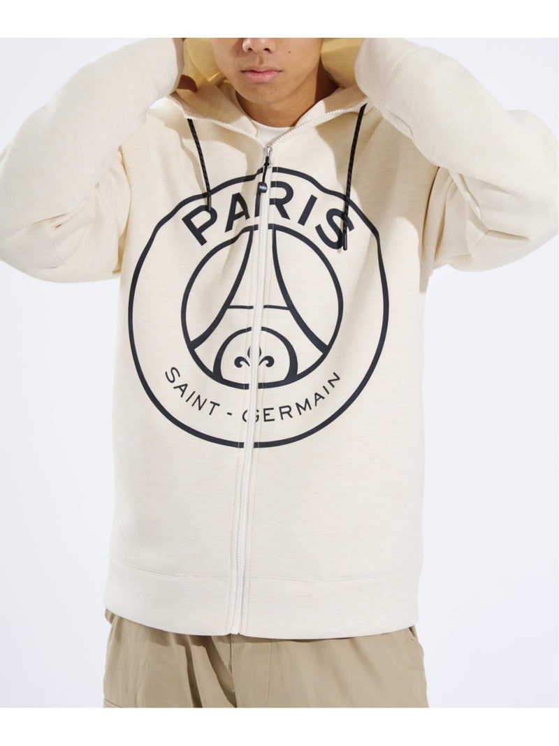【Paris Saint-Germain】ライトスウェット ジップパーカー Paris Saint-Germain エディフィス トップス パーカー・フーディー ブラウン ブラック【送料無料】[Rakuten Fashion]