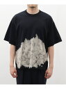 MARKAWARE (マーカウェア) COMFORT-FIT Tee CLOUDY BLEACHI A24A-19CS11B EDIFICE エディフィス トップス カットソー・Tシャツ ブラッ..