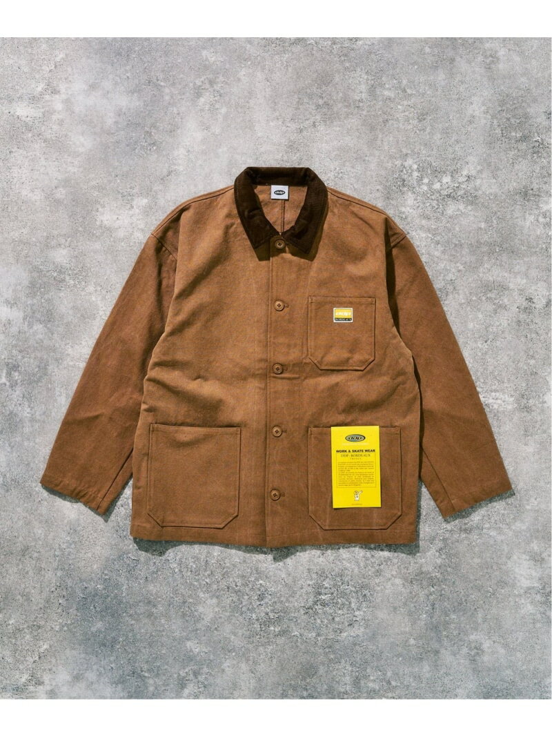 DDP 417別注 brownduck coveralls / カバーオール 417 EDIFICE フォーワンセブン エディフィス ジャケット・アウター カバーオール・ワークジャケット ブラウン【送料無料】[Rakuten Fashion]のサムネイル