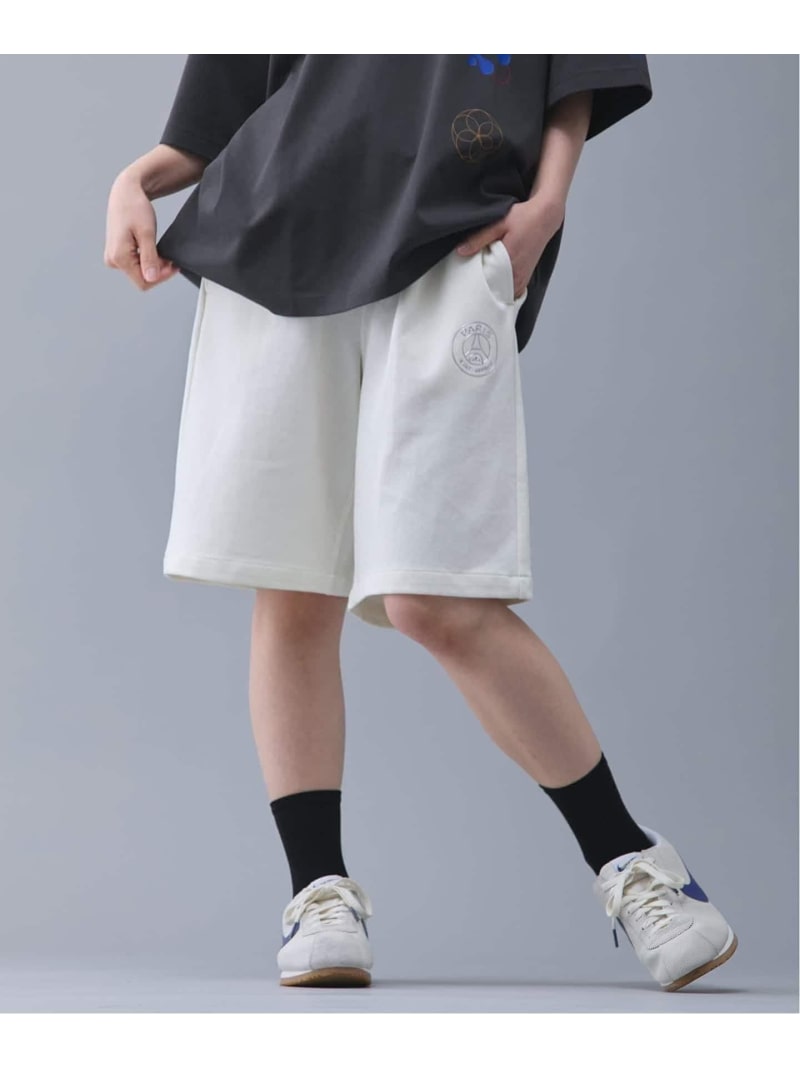  JP METALIC LOGO SHORTS Paris Saint-Germain エディフィス パンツ その他のパンツ ホワイト グレー ブラック