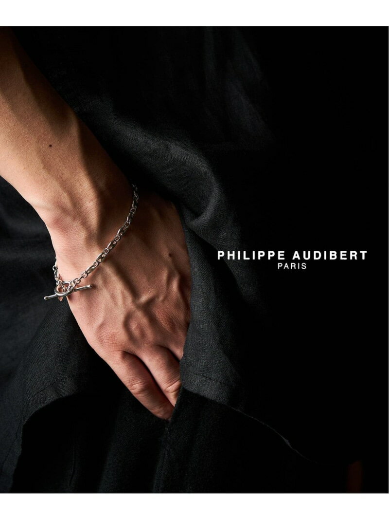 PHILIPPE AUDIBERT Domity bracelet brass silver plated 417 EDIFICE フォーワンセブン エディフィス アクセサリー・腕時計 ブレスレット・バングル シルバー