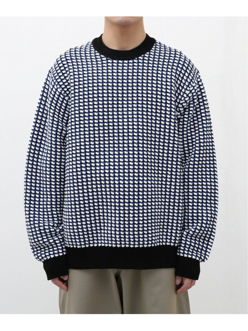 Menta ツイード プルオーバー EDIFICE エディフィス トップス ニット ブラック イエロー【送料無料】[Rakuten Fashion]のサムネイル