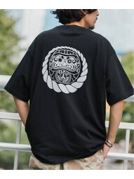 エディフィス 【Paris Saint-Germain*Makoto Yamaki】DARUMA プリントTシャツ Paris Saint-Germain エディフィス トップス カットソー・Tシャツ ブラック ホワイト ネイビー レッド【送料無料】[Rakuten Fashion]