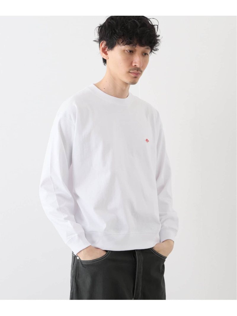 【DANTON / ダントン】CREW NECK P.O L/S Tシャツ 417 EDIFICE フォーワンセブン エディフィス カットソー Tシャツ グリーン グレー ホワイト ブラウン【送料無料】[Rakuten Fashion]