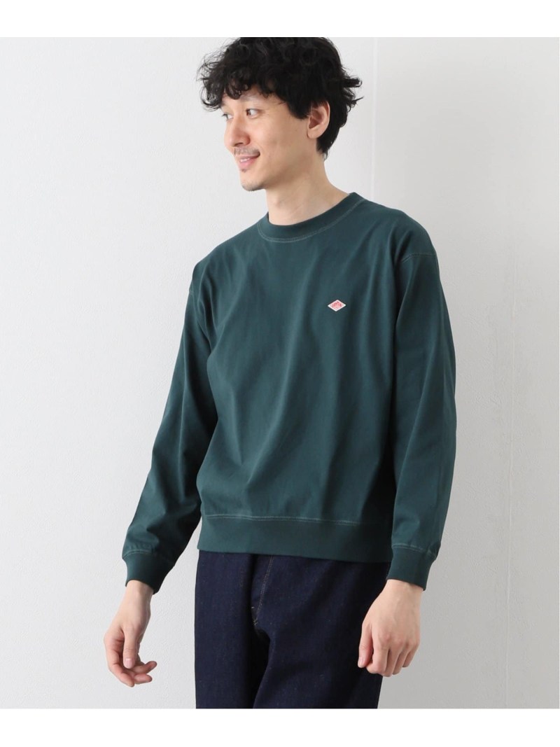 【DANTON / ダントン】CREW NECK P.O L/S Tシャツ 417 EDIFICE フォーワンセブン エディフィス カットソー Tシャツ グリーン グレー ホワイト ブラウン【送料無料】[Rakuten Fashion]