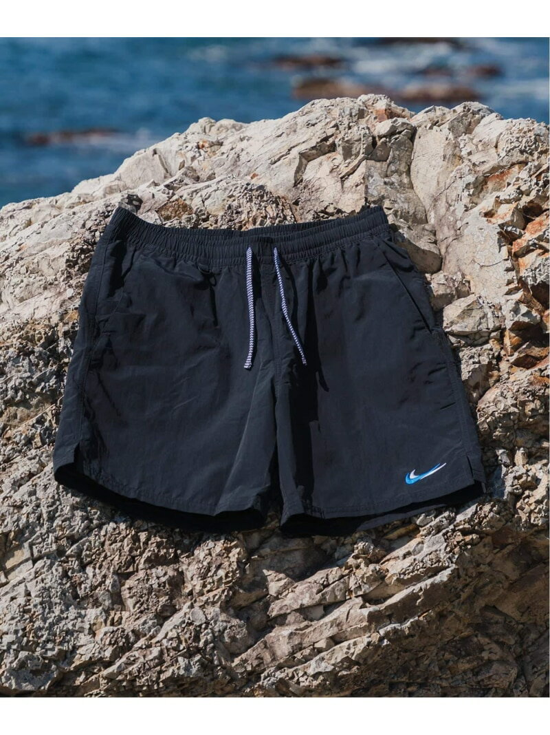 《WEB限定》NIKE SWIM (ナイキ スイム) 限定 ボレーショーツ EDIFICE エディフィス パンツ その他のパンツ ブラック グリーン...