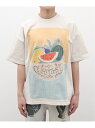 Tee Nature Vivante EDIFICE エディフィス トップス カットソー・Tシャツ ブラウン