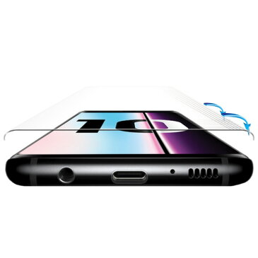 BIOSHIELD Galaxy S10+用3D GLAS FORMING ガラスコーティング全面保護フィルム 指紋認証対応 BS16386S10P [BS16386S10P]【AGMP】