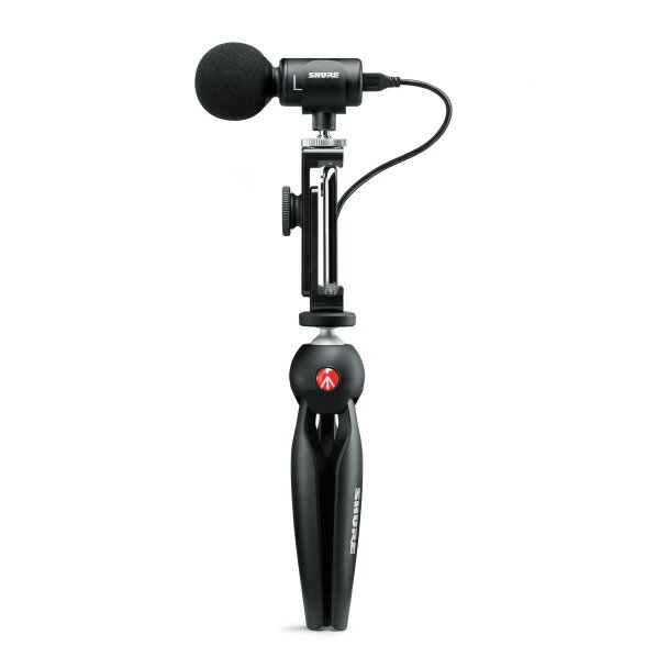 SHURE MV88+ ビデオキット デジタル・ステレオ・コンデンサー・マイクロフォン MOTIVシリーズ MV88+DIG-VIDKIT [MV88+DIGVIDKIT]【MYMP】 2