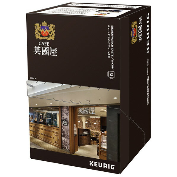 KEURIG キューリグ専用カプセル 英國屋 リッチテイスト 9g×12個入り K-Cup SC1918 [SC1918]【MYMP】 2