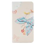 Happymori iPhone 8/7用Dot Scarf Diary ブルースカーフ HM8235I7 [HM8235I7]