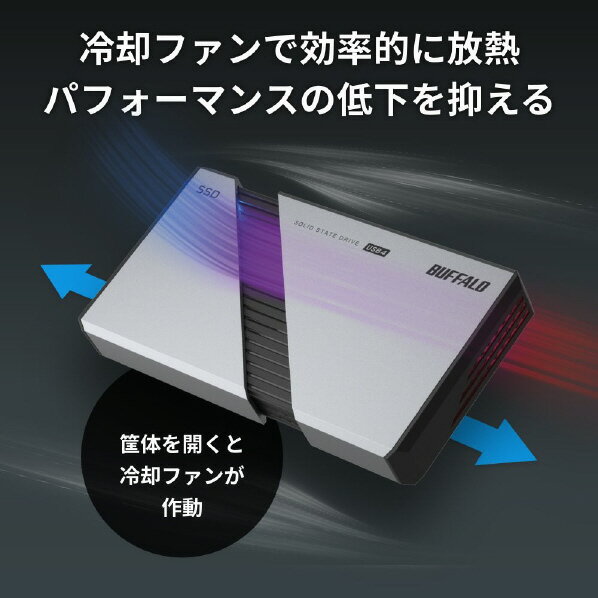 バッファロー 外付けSSD(1TB) シルバー SSD-PE1.0U4-SA [SSDPE10U4SA]【MSMY】