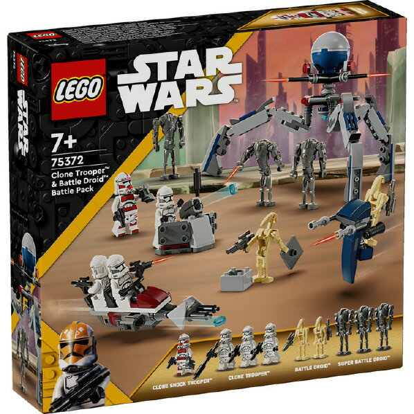 レゴジャパン LEGO スター・ウォーズ 75372 クローン・トルーパー(TM)とバトル・ドロイド(TM) バトルパック 75372Cトル-パ-トバトルドロイドBP [75372Cトル-パ-トバトルドロイドBP]