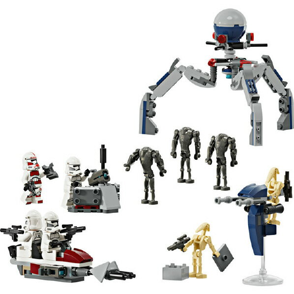 レゴジャパン LEGO スター・ウォーズ 75372 クローン・トルーパー(TM)とバトル・ドロイド(TM) バトルパック 75372Cトル-パ-トバトルドロイドBP [75372Cトル-パ-トバトルドロイドBP]