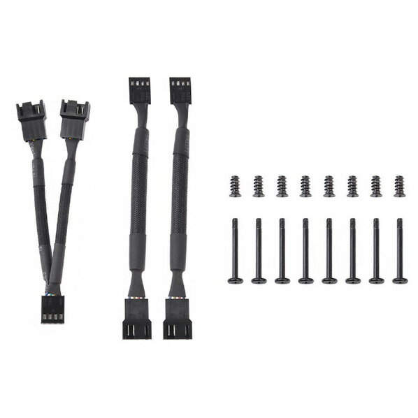 Thermaltake ケースファン 2個パック ブラック CL-F085-PL14BL-A [CLF085PL14BLA]【JMSP】
