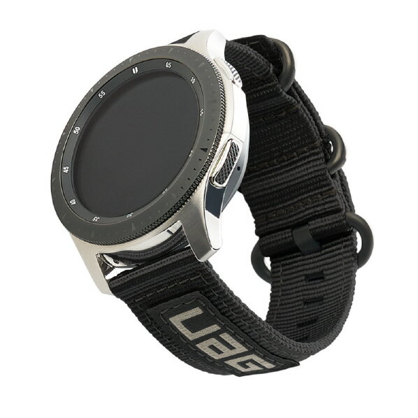 URBAN ARMOR GEAR Galaxy Watch 46mm用バンド NATO ECO ブラック UAG-GWLNE-BK [UAGGWLNEBK]【JMSP】