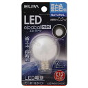 エルパ LED電球 E12口金 全光束18lm(0.5Wミニボールタイプ相当) 昼白色 1個入り elpaball mini LDG1N-G-E12-G230 [LDG1NGE12G230] 1