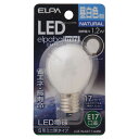 エルパ LED電球 E17口金 全光束55lm(1.2W S形ミニ球タイプ相当) 昼白色 1個入り elpaball mini LDA1N-G-E17-G450 LDA1NGE17G450