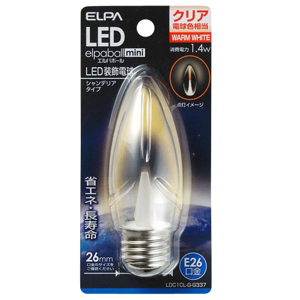 エルパ LED電球 E26口金 全光束60lm(1．