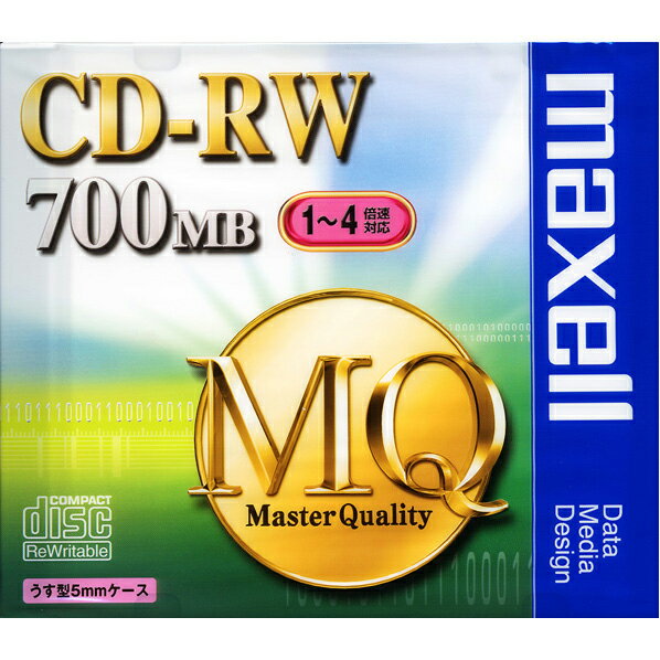 マクセル データ用CD-RW 700MB 1-4倍速