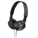 SONY 密閉ヘッドバンド型ヘッドフォン ブラック MDR-ZX310 B [MDRZX310B]【RNH】