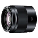 【5/1限定 エントリーで最大P5倍】SONY 中望遠レンズ E 50mm F1.8 OSS SEL50F18 BC SEL50F18B