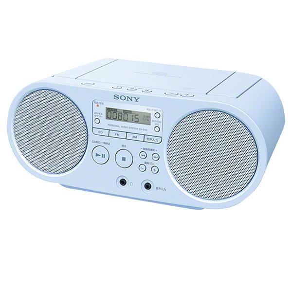 SONY CDラジオ ブルー ZS-S40 L [ZSS40