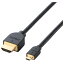 쥳 HIGH SPEED HDMI-Micro֥(ͥåб) 1.5m DH-HD14EU15BK [DHHD14EU15BK]AMUP