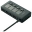 エレコム USB3．0対応個別スイッチ付き4ポートUSBハブ ブラック U3H-S409SBK [U3HS409SBK]