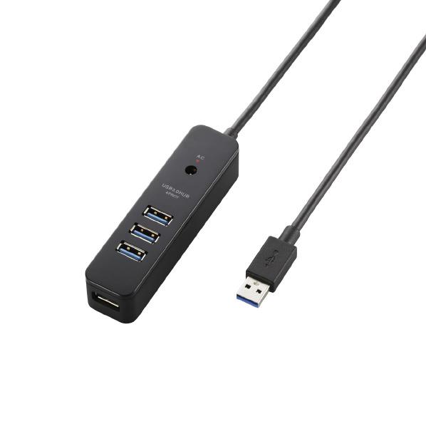 쥳 USB30ϥ(4ݡȥޥͥåդ) ֥å U3H-T410SBK [U3HT410SBK]