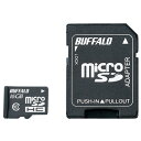 BUFFALO microSDHC[J[h(Class10E16GB)A_v^[t RMSD-16GC10AB [RMSD16GC10AB]