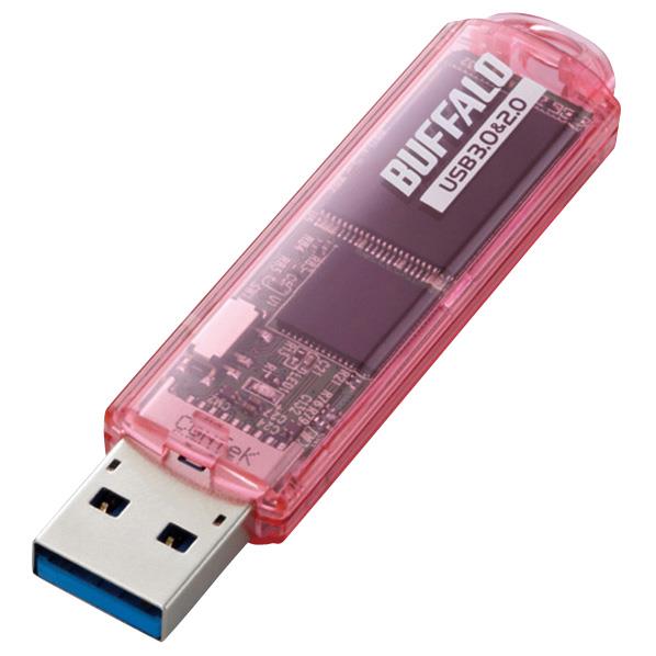 BUFFALO USB3．0対応 USBメモリ スタンダードモデル(64GB) ピンク RUF3-C64GA-PK [RUF3C64GAPK] 1