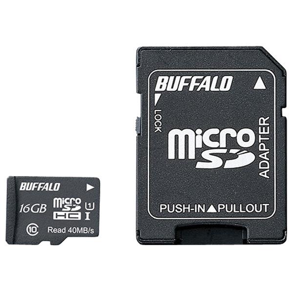 BUFFALO ®microSDHC UHI-I ꡼(Class 1016GB) ɿ RMSD-016GU1SA [RMSD016GU1SA]MRPJ